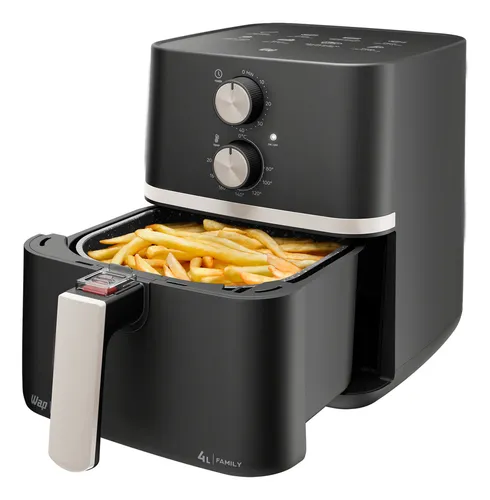 Fritadeira Elétrica WAP Air Fryer Family 4L 1500W Antiaderente e Desligamento Automático 220V