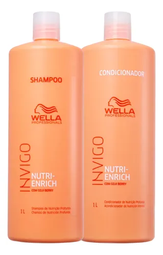 Kit Wella Nutri Enrich Shampoo E Condicionador De 1 Litro