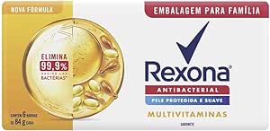 Rexona Sabonete Em Barra Multivitaminas 84G 6 Barras