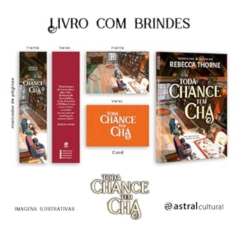 Toda chance tem chá + card + marcador: Livro 1 da Série Livros & Chá, uma Cozy Fantasy imersa em amor