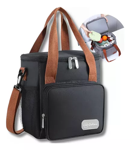 Bolsa Termica Lancheira Pequena Fitness Marmita Comida Alça