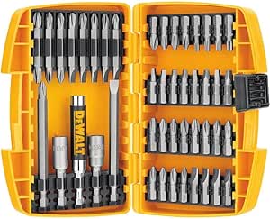 Kit de chaves de fenda DEWALT DW2166, com estojo, cinza/prata, 45 peças