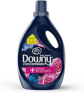 Downy Amaciante Concentrado Brisa Intenso Com Perfume Mais Intenso? Que Dura Por Mais Tempo* E Proteção Contra Maus Odores° 3L