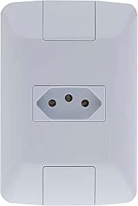 Tramontina Conjunto 1 Tomada 2P+T Aria 4x2 10A 250 V Branco