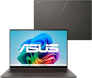 Notebook ASUS Zenbook S 14 OLED Core Ultra 7, 16GB, 1000 GB, Tela 14", W11 Home, Zumaia Gray - UX5406SA-PZ176W