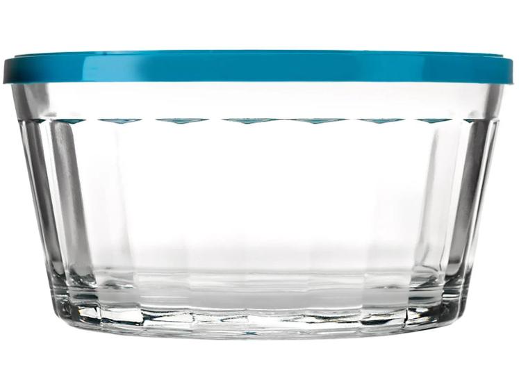 Tigela de Vidro com Tampa 600ml Redonda Nadir - Americana