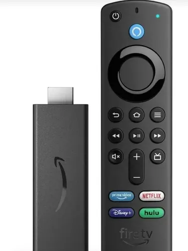 Controle De Voz Amazon Fire Tv Stick De 3a Geração 1080p Jl Cor Preto