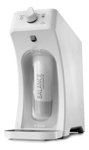Purificador de Água Gelada Fria e Natural Eletrônico Ibbl E-due Equilibrium Branco Bivolt