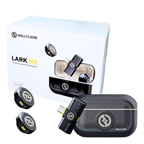 Microfone Hollyland Lark M2 Duo Combo Duplo Usb-c - Original