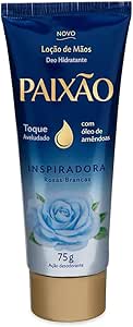 Loção hidratante de mãos Inspiradora Rosas Brancas ação desodorante 75g, Paixão