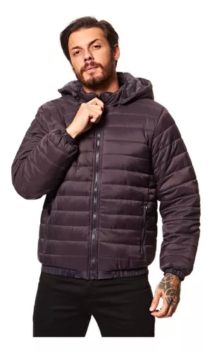 Jaquetan Puffer Com Capuz Masculina Broken Rules Oferta