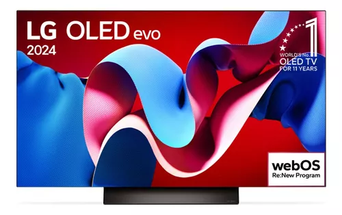 Smart Tv 65 LG Oled Evo Oled65c4 Processador Alpha 9 AI 4K Gen7 127V/220V