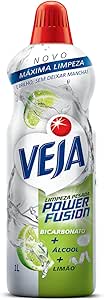 Limpador para Limpeza Pesada Veja Power Fusion Pisos Limão 1L