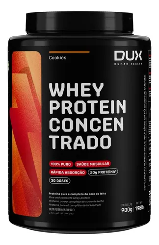 Whey Protein Concentrado - Pote 900g Dux Nutrition