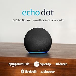 Echo Dot (Última geração) | O Echo Dot com o melhor som já lançado | Cor Preta