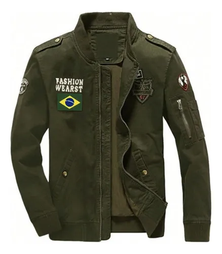 Jaqueta Masculina Inverno Casual De Algodão
