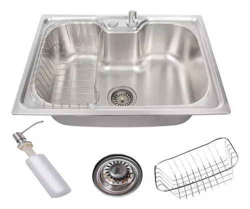 Cuba Stillus Home Gourmet Cozinha Aço Inox Com Acessórios 50x40cm Cor Prateado