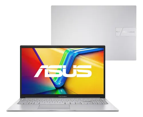 Notebook Asus Vivobook 15 X1504va Intel Core I5 1334u 4gb Ram 256gb Ssd Linux Keepos Tela 15,6 Led Fhd Silver - Nj1726