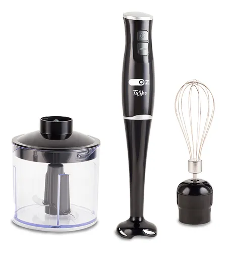 Mixer Turbo Chef 3 Em 1 250w Misturador Triturador E Fuet Sem Fio Portátil 127v Mx4000 Oz