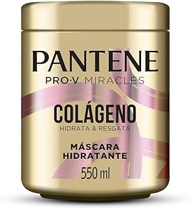 Máscara Hidratante Pantene Colágeno Hidrata e Resgata 550ml, Pantene