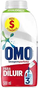 OMO Lavagem Perfeita Para Diluir - Sabão Liquido Concentrado 500Ml