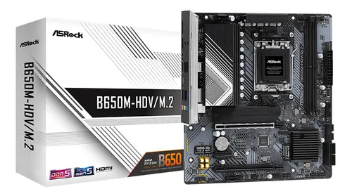 Placa Mãe Asrock B650m-hdv/m2 Amd Socket Am5 Matx