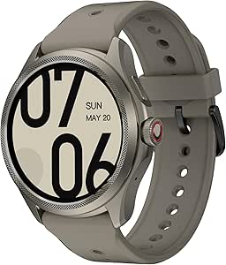 TicWatch Pro 5 Android Wear OS Smartwatch Relógio Inteligente Snapdragon W5+Gen1 Carregamento Rápido,GPS Bússola,Resistência à água de 5ATM,2GB de RAM,compatível apenas com Android