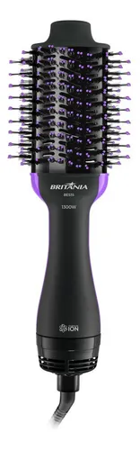 Escova Secador De Cabelo Britânia Bes35 1300w 110/220v Preto