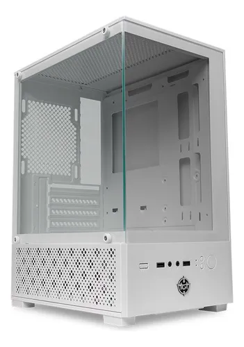 Gabinete Gamer Tgt Legion, Mini-Tower Lateral De Vidro Branco