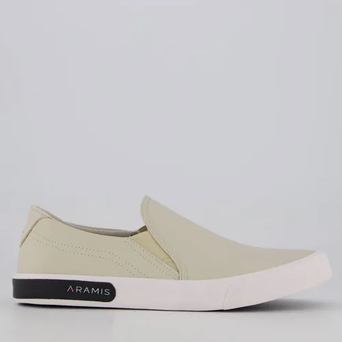 Tênis Aramis Stripe Slip On Off White