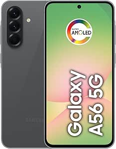 Smartphone Samsung Galaxy A56 5G 128GB, 8GB RAM, Câmera 50MP, IP67, Super AMOLED 6.7", Recursos AI, Preto