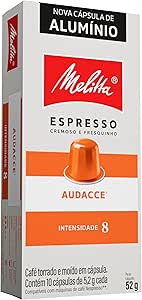 Melitta Capsula Audacce - Intensidade 8 - Compativel Nespresso