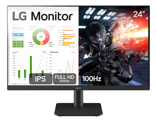 Monitor Pc Gamer LG 24 Ips, Full Hd,100hz, Hdmi - 24ms500-b