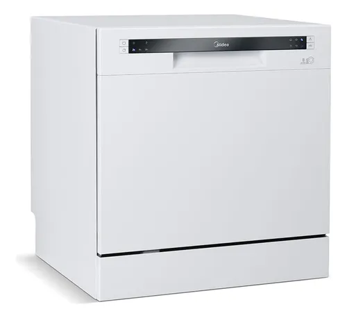 Midea DWA08B1 cor branco 127V 780W lava louças 8 serviços