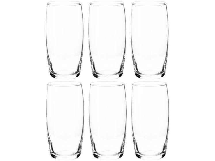 Jogo de Copos de Vidro 300ml 6 Peças Nadir - Oca Long Drink