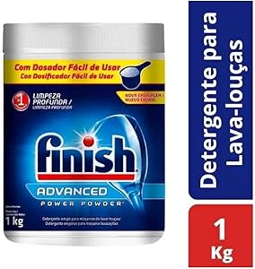 Advanced Detergente Em Pó Para Lava Louças 1Kg, Finish