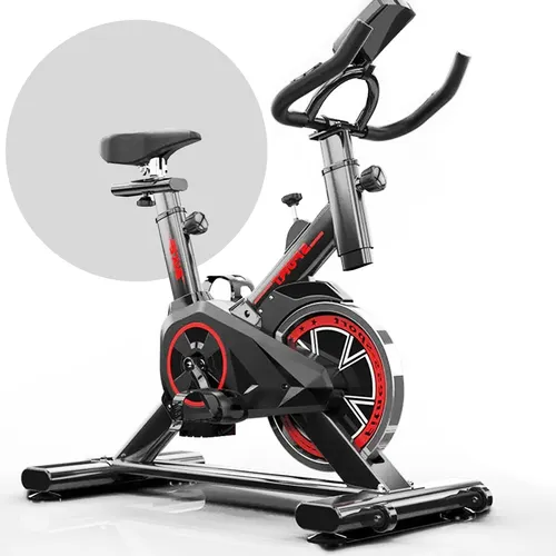 Bicicleta Ergométrica Fitness Para Cardio E Musculação Com Base Cor Preto E Vermelho Epsilon EPS-988 Prime Fit Redfin 8kg Inercia