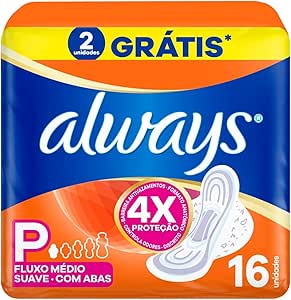 Absorvente Always Super Proteção Suave - 16 unidades