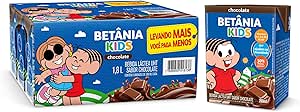 Pack Bebida Láctea Betânia Kids Chocolate 200ml - 9 Unidades
