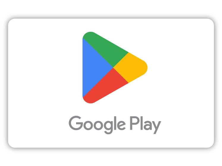 Cartão Presente Digital Google Play R$150,00