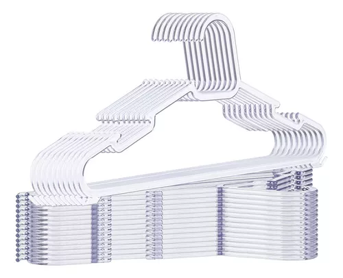 Kit 50 Cabides De Acrilico Transparente Gm Godinho Móveis