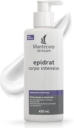 Mantecorp - Loção Hidratante Epidrat Corpo Intensivo - Hidrata e Acalma a Pele, Mantém Hidratação Intensa por 48h, Absorção Rápida - 450ml
