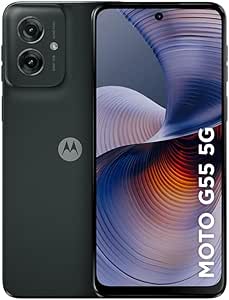 Smartphone Motorola Moto g55 5G - 256GB 16GB (8GB RAM+8GB Ram Boost) e Camera 50MP com AI NFC Tela 6.5" com Superbrilho - Preto