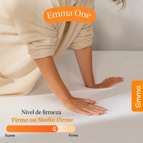 Colchão Casal Emma One Ortopédico - Cor Branco