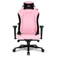 Cadeira Gamer Alpha Gamer Alegra Fabric, Até 150 kg, Apoio de Braço 4D, Mecanismo Frog, Apoio Lombar Ajustável, Rosa - AGALEGRA-F-PK | KaBuM!