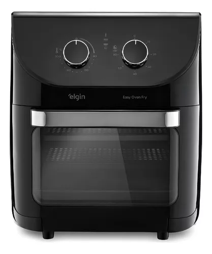 Fritadeira Elérica Air Fryer Easy Oven 3 em 1 Elgin 12 litros 1800w Cor Preta 110V