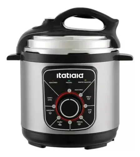 Panela De Pressão Elétrica Itatiaia Essencial 3 Litros Inox 127v