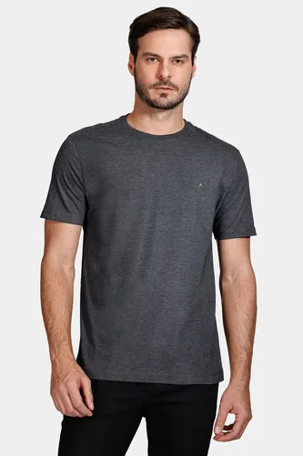 Camiseta Aramis Básica Manga Curta Grafite Mescla