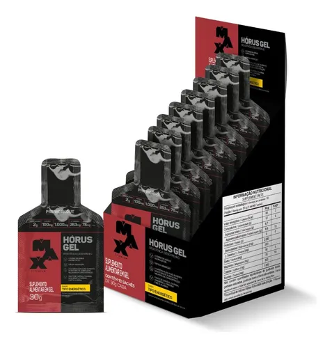Pré Treino Horus Gel -Com 10 Sachês De 30g Max Titanium