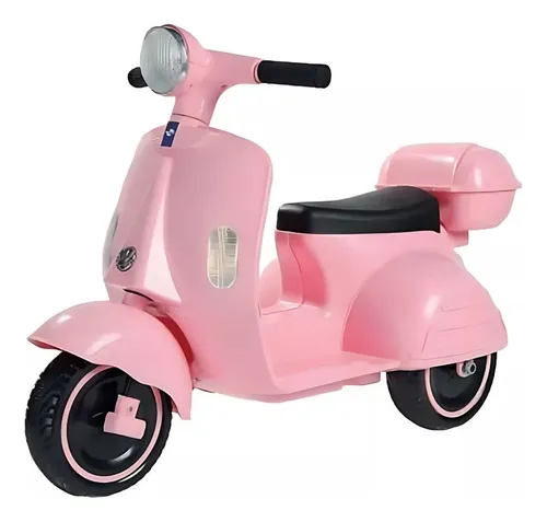 Moto Elétrica Scooter Infantil Rosa 6v Com Baú Unitoys Voltagem Do Carregador 110v/220v